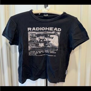 Radiohead "I Have A Paper Here That Entitles Me To Fast Track Status" Shirt
